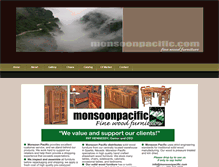 Tablet Screenshot of monsoonpacific.com